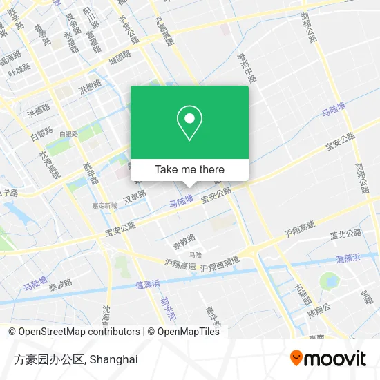 方豪园办公区 map
