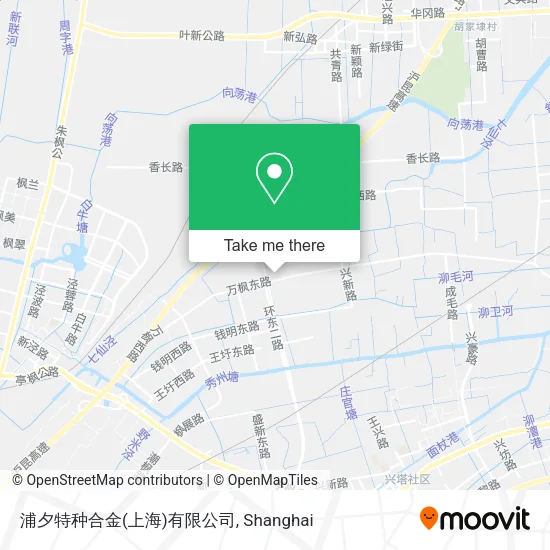 浦夕特种合金(上海)有限公司 map