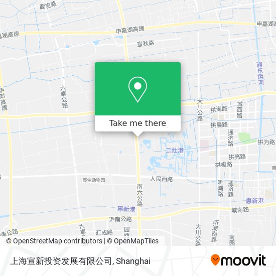 上海宣新投资发展有限公司 map