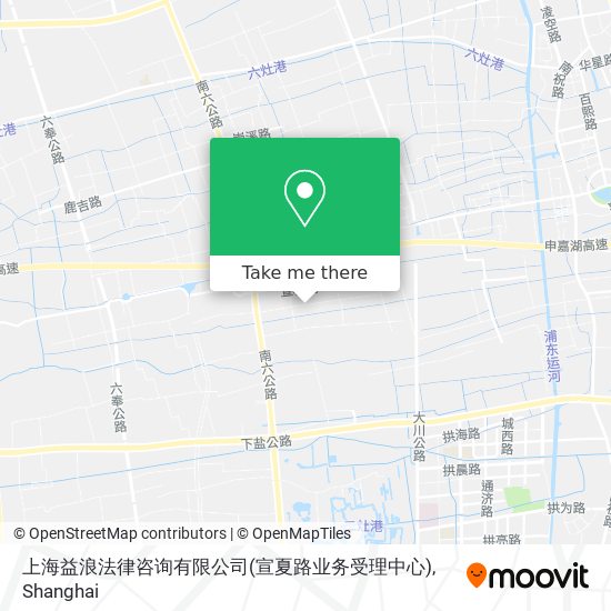 上海益浪法律咨询有限公司(宣夏路业务受理中心) map