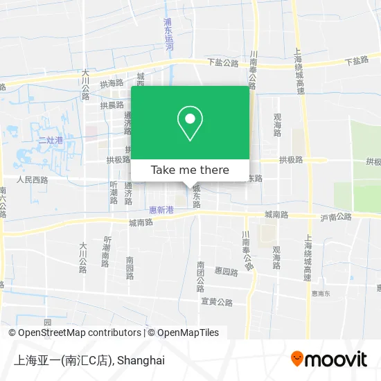 上海亚一(南汇C店) map