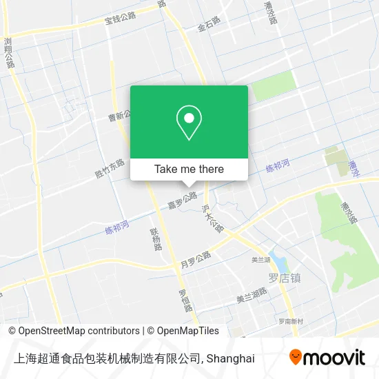 上海超通食品包装机械制造有限公司 map