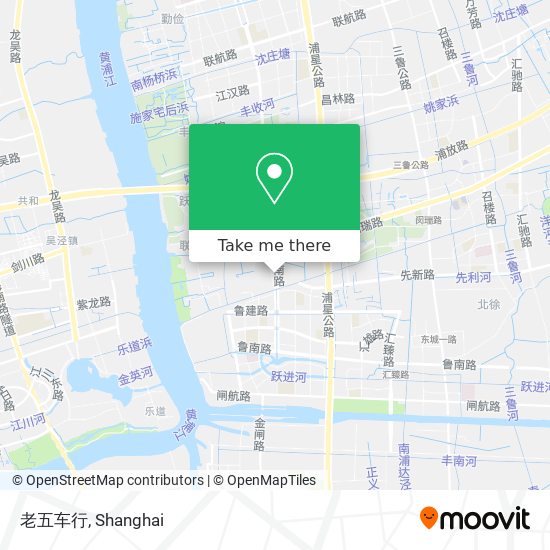 老五车行 map