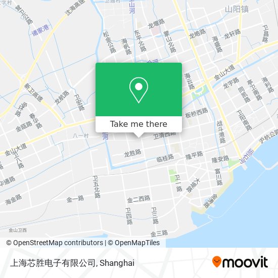 上海芯胜电子有限公司 map
