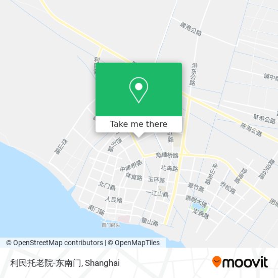 利民托老院-东南门 map