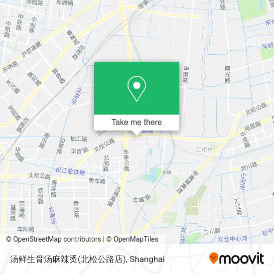 汤鲜生骨汤麻辣烫(北松公路店) map