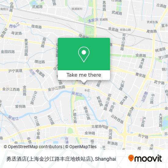 勇丞酒店(上海金沙江路丰庄地铁站店) map