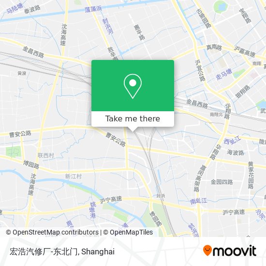 宏浩汽修厂-东北门 map