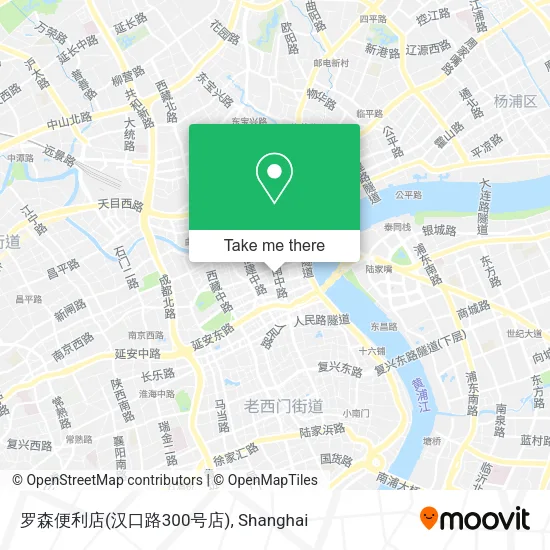 罗森便利店(汉口路300号店) map