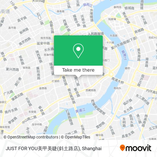 JUST FOR YOU美甲美睫(斜土路店) map
