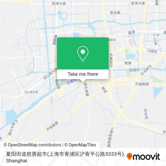 夏阳街道慈善超市(上海市青浦区沪青平公路5333号) map