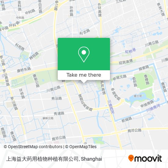 上海益大药用植物种植有限公司 map