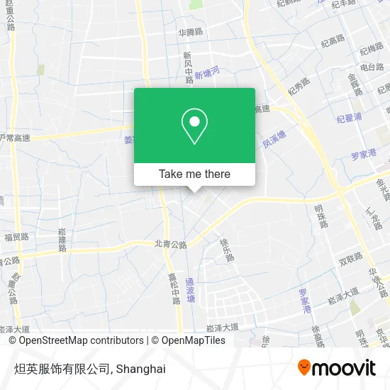 炟英服饰有限公司 map