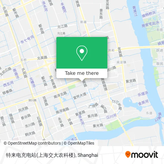 特来电充电站(上海交大农科楼) map