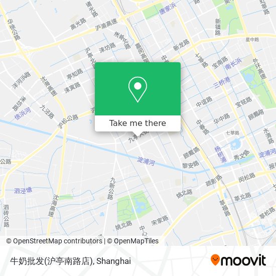 牛奶批发(沪亭南路店) map