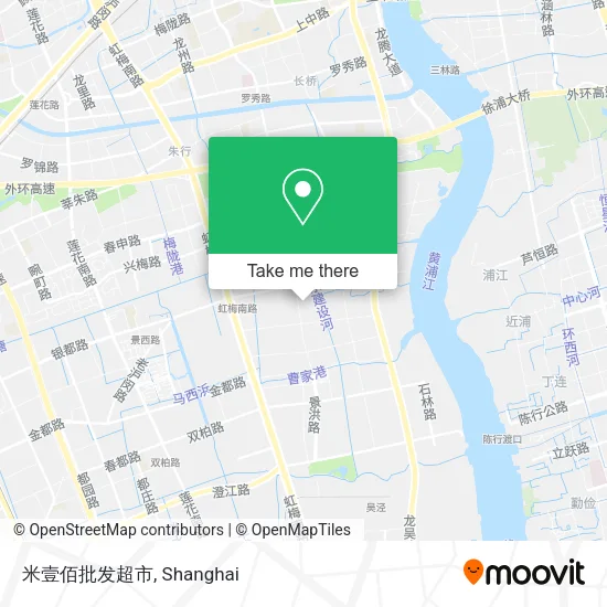 米壹佰批发超市 map