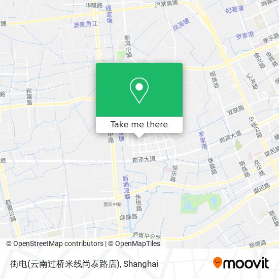 街电(云南过桥米线尚泰路店) map
