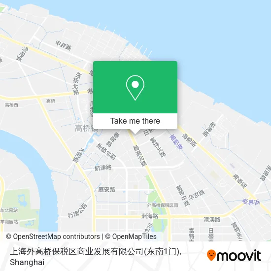 上海外高桥保税区商业发展有限公司(东南1门) map