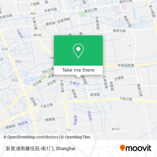 新黄浦南馨佳苑-南1门 map