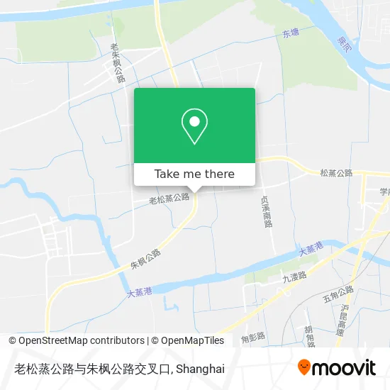 老松蒸公路与朱枫公路交叉口 map