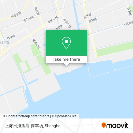 上海日海酒店-停车场 map