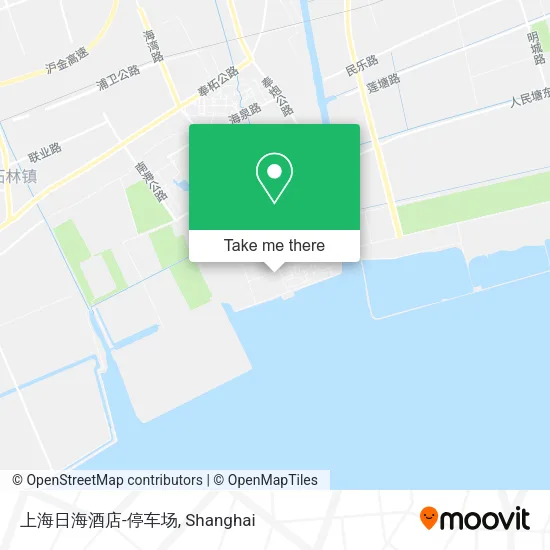 上海日海酒店-停车场 map