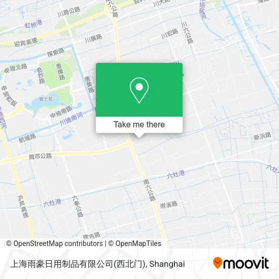 上海雨豪日用制品有限公司(西北门) map