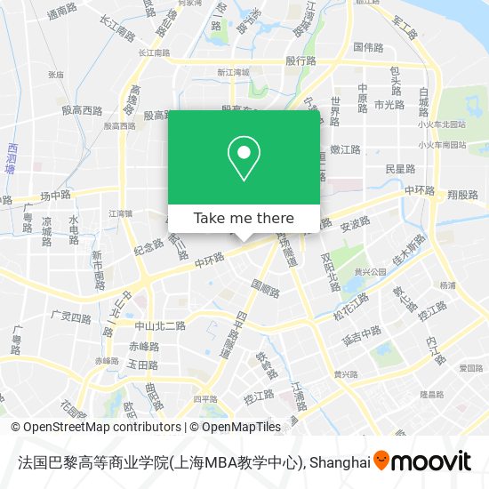 法国巴黎高等商业学院(上海MBA教学中心) map