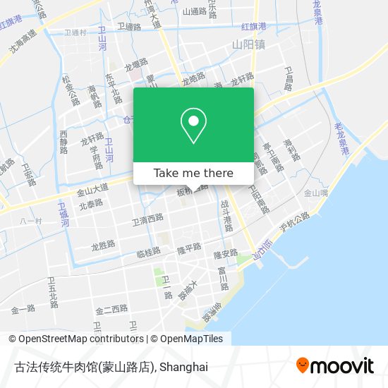 古法传统牛肉馆(蒙山路店) map