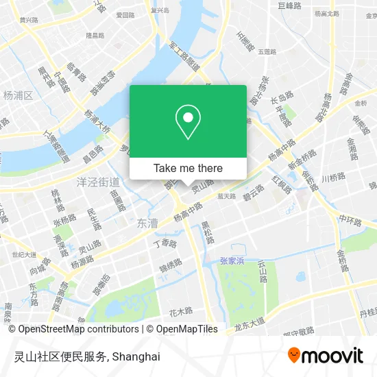 灵山社区便民服务 map