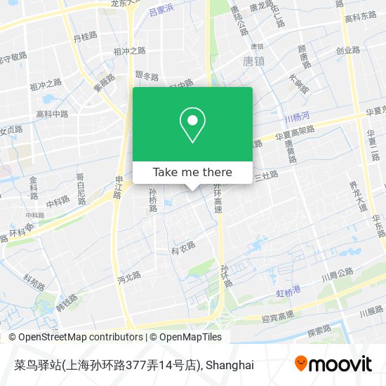 菜鸟驿站(上海孙环路377弄14号店) map