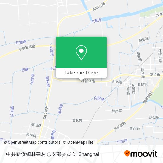 中共新浜镇林建村总支部委员会 map