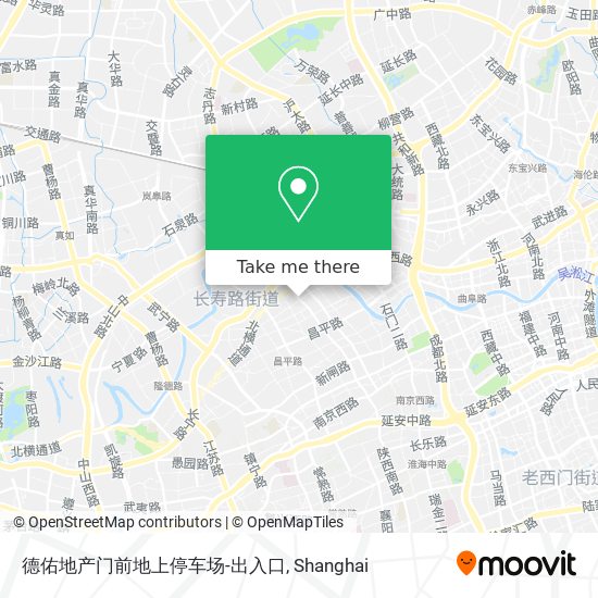 德佑地产门前地上停车场-出入口 map