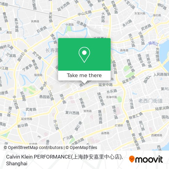 Calvin Klein PERFORMANCE(上海静安嘉里中心店) map