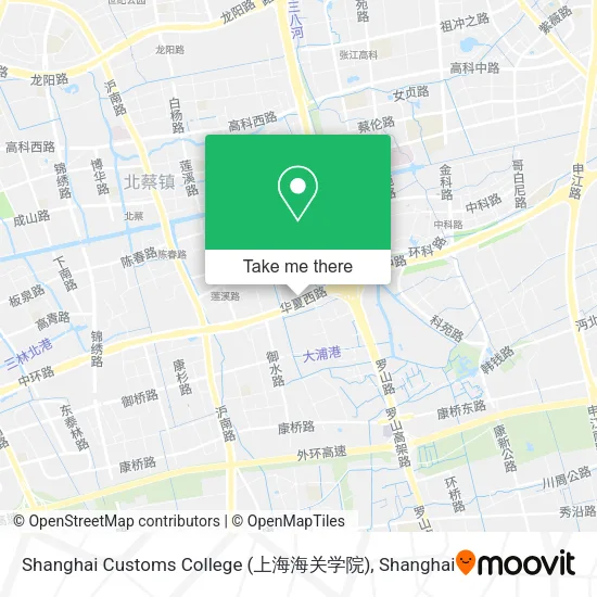 Shanghai Customs College (上海海关学院) map