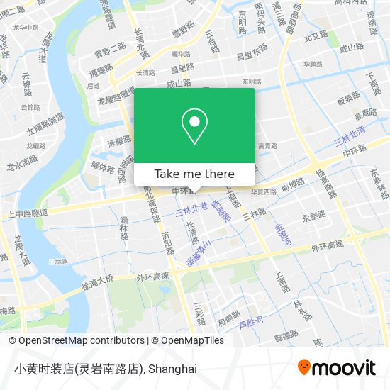 小黄时装店(灵岩南路店) map