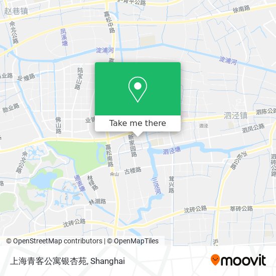 上海青客公寓银杏苑 map