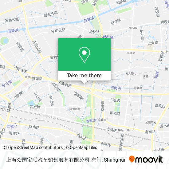 上海众国宝泓汽车销售服务有限公司-东门 map
