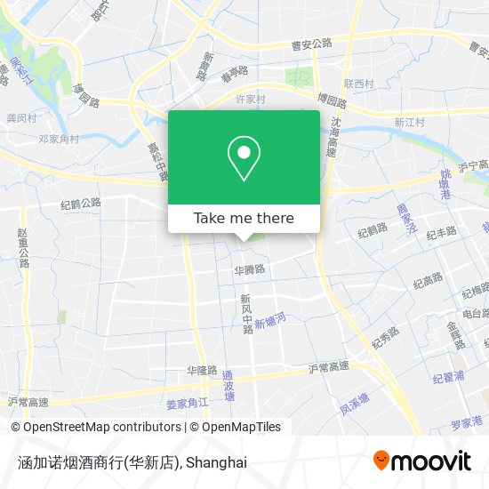 涵加诺烟酒商行(华新店) map