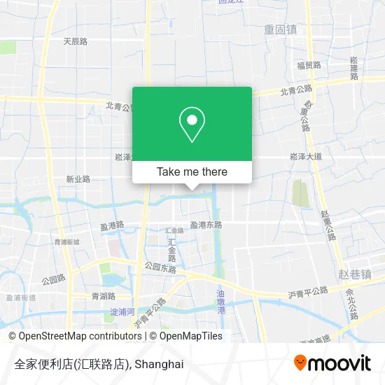 全家便利店(汇联路店) map
