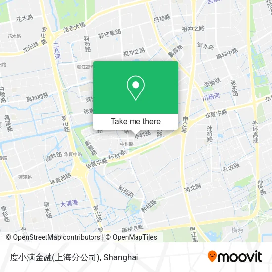 度小满金融(上海分公司) map