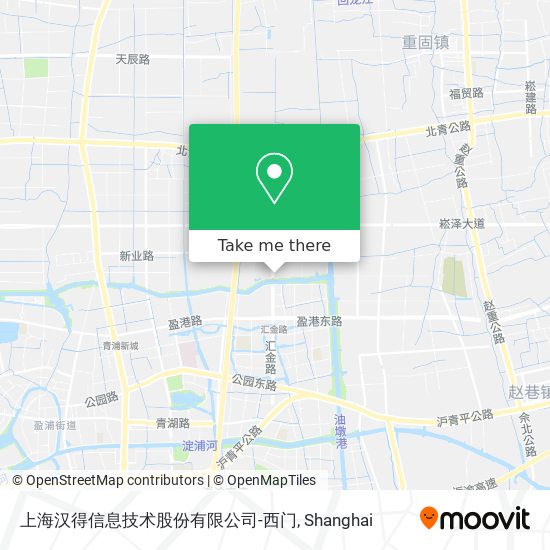 上海汉得信息技术股份有限公司-西门 map