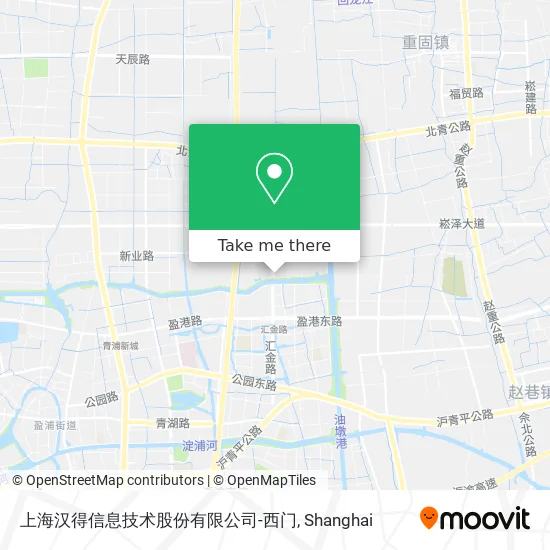 上海汉得信息技术股份有限公司-西门 map