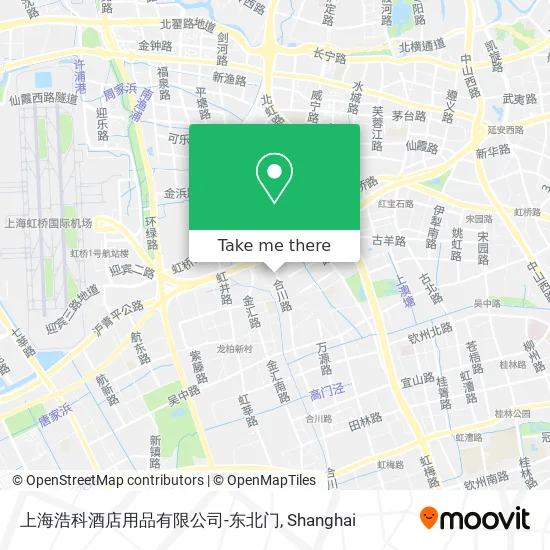 上海浩科酒店用品有限公司-东北门 map