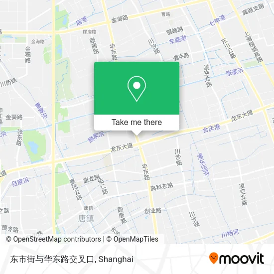 东市街与华东路交叉口 map