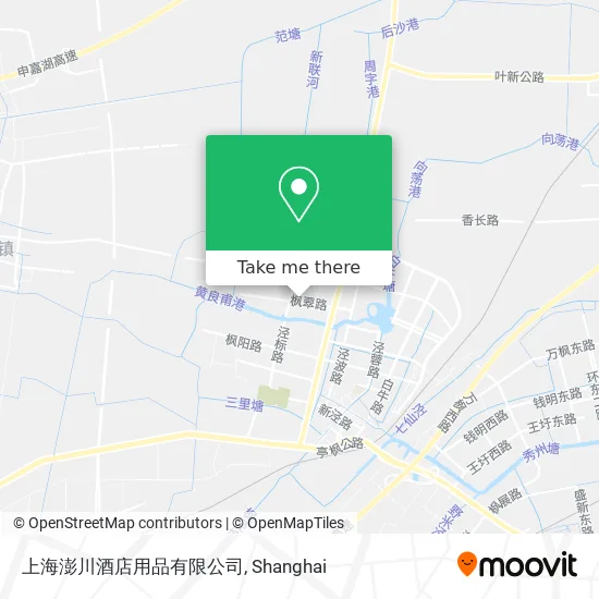 上海澎川酒店用品有限公司 map
