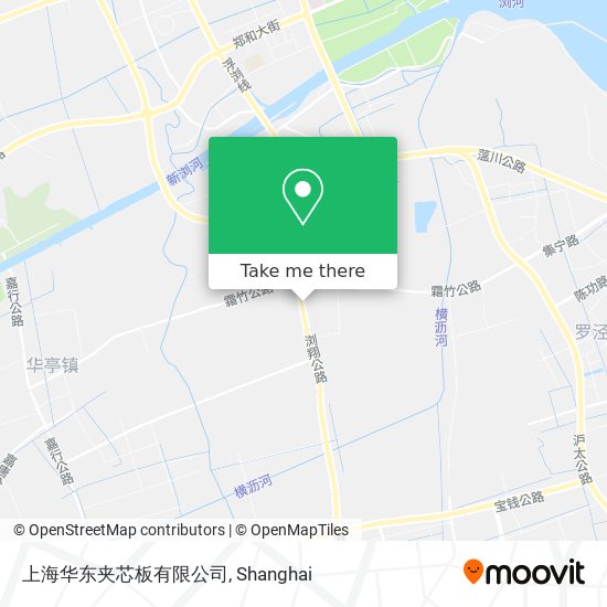 上海华东夹芯板有限公司 map