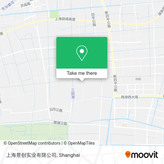 上海昱创实业有限公司 map