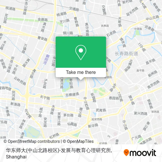华东师大(中山北路校区)-发展与教育心理研究所 map