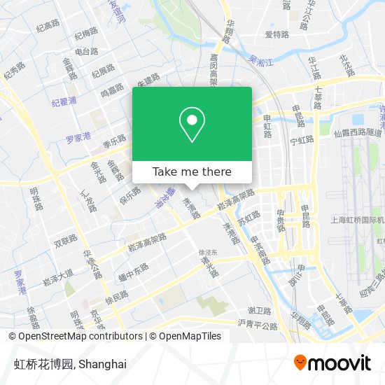 虹桥花博园 map